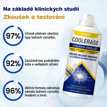 FFBSI® CoolErase Sprej pro regeneraci pokožky (Bradavice, Puchýře, Ekzém, Lupy, Kožní keratózy, Akné, Kožní výrůstky, Jizvy, Mateřská znaménka)