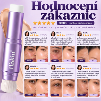 🔥 POSLEDNÍ 2 HODINY · SLEVA 80 %!  Hiskin® 2 v 1 tónovací make-up v tyčince | Zakrývá stařecké skvrny, vyhlazuje jemné vrásky a hydratuje pleť – s vestavěným štětcem pro mladistvý a zářivý vzhled!
