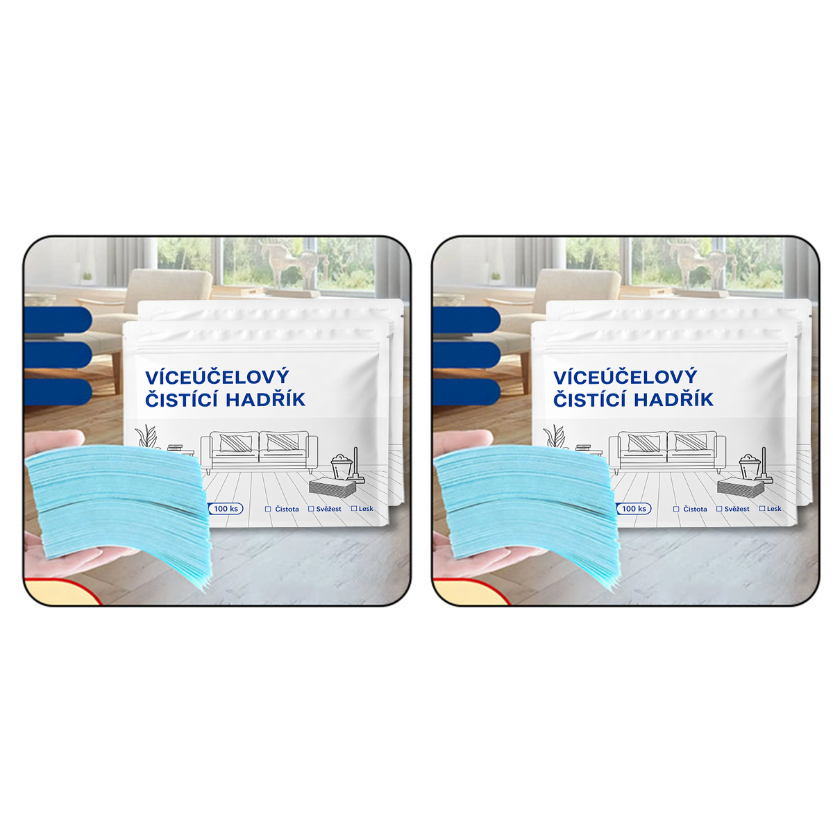 🧻Časově omezená sleva 52 %💧🧹Ve vodě rozpustné ubrousky na čištění podlah🏆
