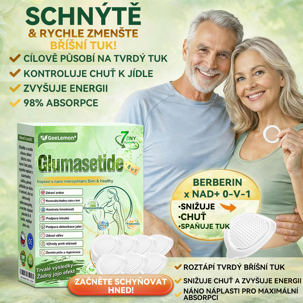 Oficiální český obchod~😘🎈𝐆𝐞𝐞𝐋𝐞𝐦𝐨𝐧® 8v1 Nanomikrojehlicové náplasti na formování těla 🇨🇿 Pouze 1 použití denně ✅ Výsledky viditelné již za 7 dní – vhodné pro obezitu, kardiovaskulární zdraví, cukrovku a problémy s klouby