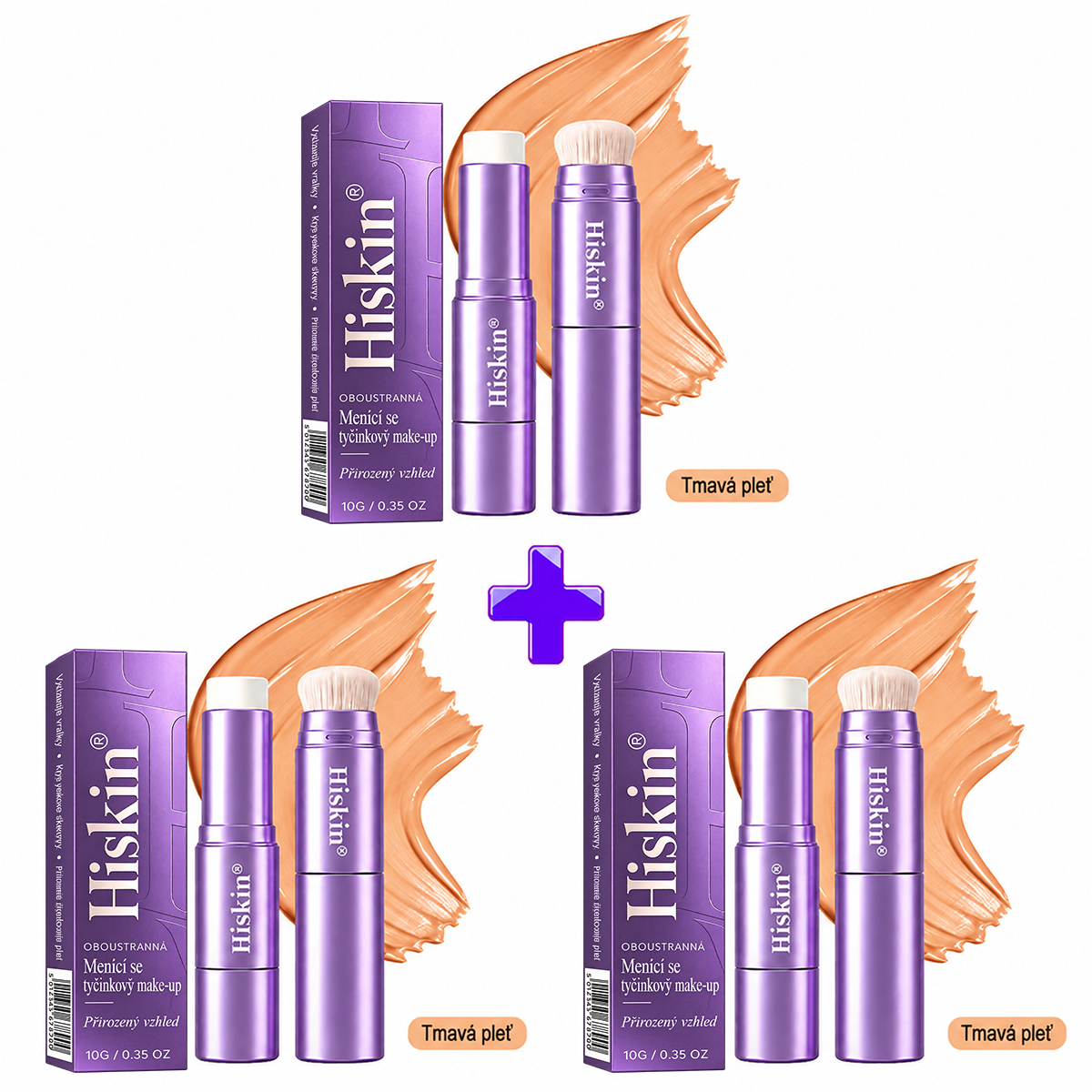 🔥 POSLEDNÍ 2 HODINY · SLEVA 80 %!  Hiskin® 2 v 1 tónovací make-up v tyčince | Zakrývá stařecké skvrny, vyhlazuje jemné vrásky a hydratuje pleť – s vestavěným štětcem pro mladistvý a zářivý vzhled!