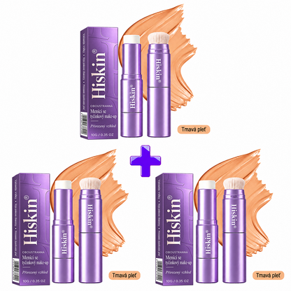 🔥 POSLEDNÍ 2 HODINY · SLEVA 80 %!  Hiskin® 2 v 1 tónovací make-up v tyčince | Zakrývá stařecké skvrny, vyhlazuje jemné vrásky a hydratuje pleť – s vestavěným štětcem pro mladistvý a zářivý vzhled!