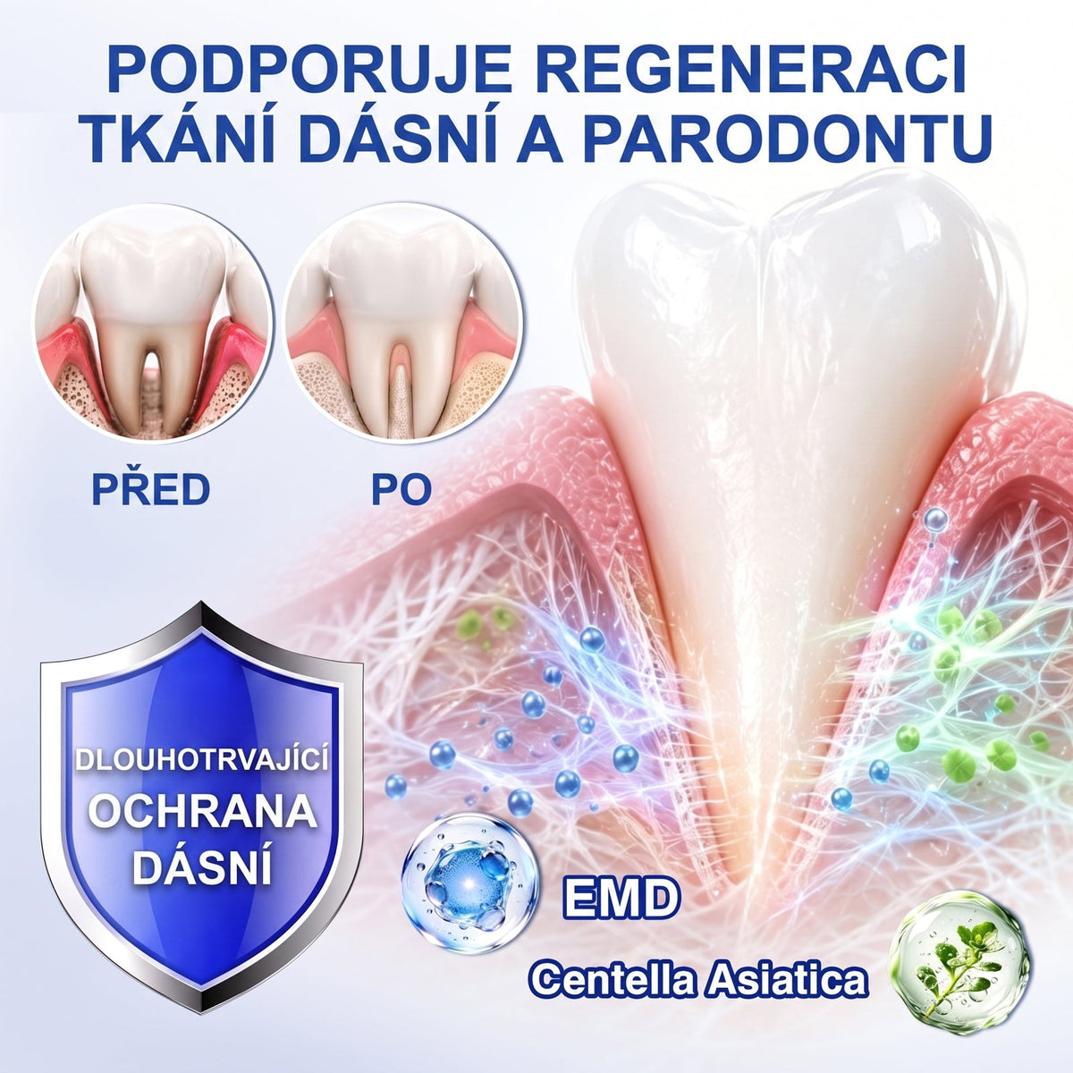 💖PureShade® 🦷 GumRevive regenerační gel na dásně – pro zdravější dásně a sebevědomější úsměv 👍