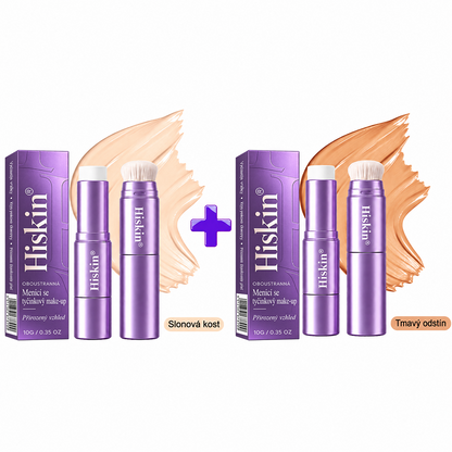 🔥 POSLEDNÍ 2 HODINY · SLEVA 80 %!  Hiskin® 2 v 1 tónovací make-up v tyčince | Zakrývá stařecké skvrny, vyhlazuje jemné vrásky a hydratuje pleť – s vestavěným štětcem pro mladistvý a zářivý vzhled!