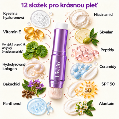 🔥 POSLEDNÍ 2 HODINY · SLEVA 80 %!  Hiskin® 2 v 1 tónovací make-up v tyčince | Zakrývá stařecké skvrny, vyhlazuje jemné vrásky a hydratuje pleť – s vestavěným štětcem pro mladistvý a zářivý vzhled!