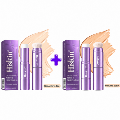 🔥 POSLEDNÍ 2 HODINY · SLEVA 80 %!  Hiskin® 2 v 1 tónovací make-up v tyčince | Zakrývá stařecké skvrny, vyhlazuje jemné vrásky a hydratuje pleť – s vestavěným štětcem pro mladistvý a zářivý vzhled!