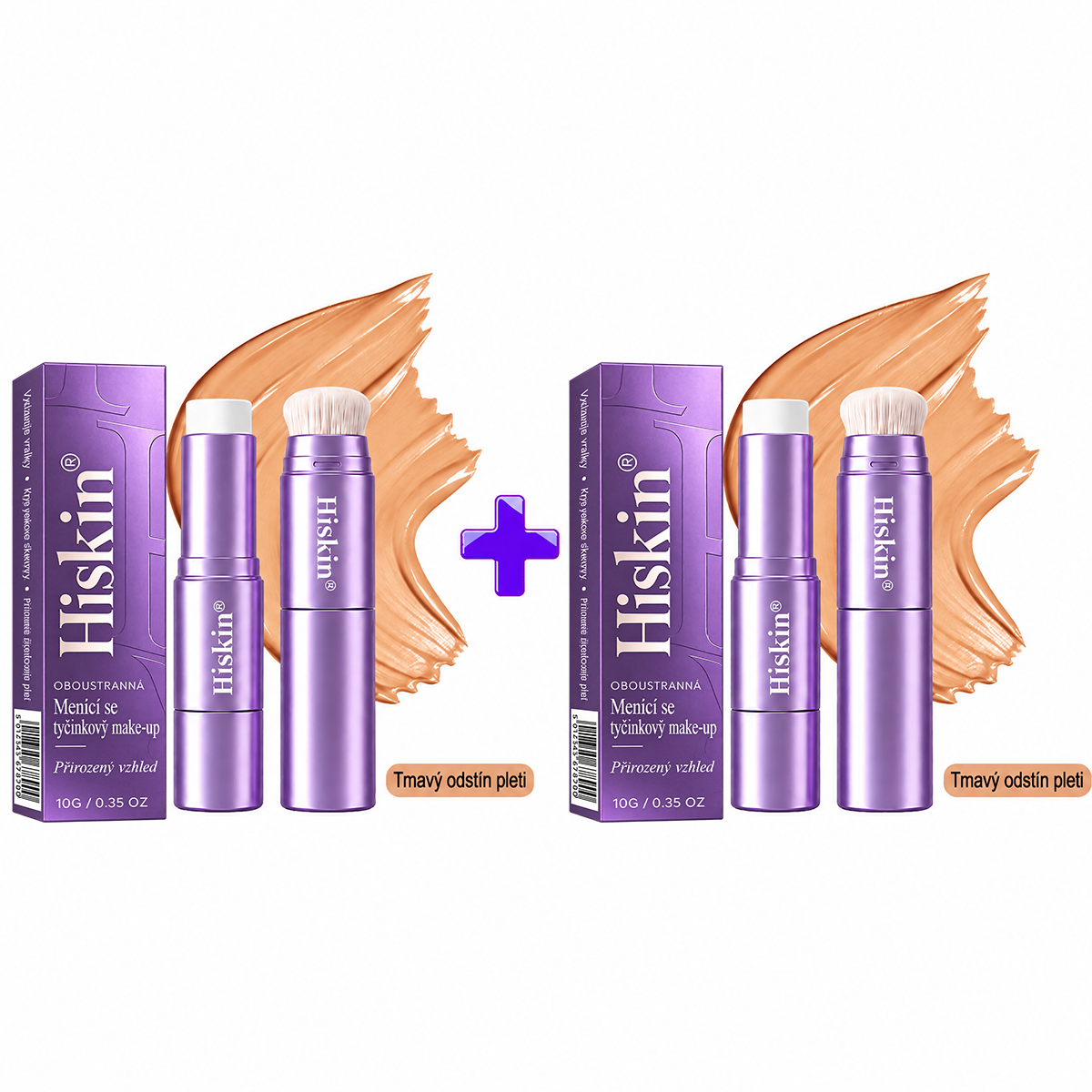 🔥 POSLEDNÍ 2 HODINY · SLEVA 80 %!  Hiskin® 2 v 1 tónovací make-up v tyčince | Zakrývá stařecké skvrny, vyhlazuje jemné vrásky a hydratuje pleť – s vestavěným štětcem pro mladistvý a zářivý vzhled!