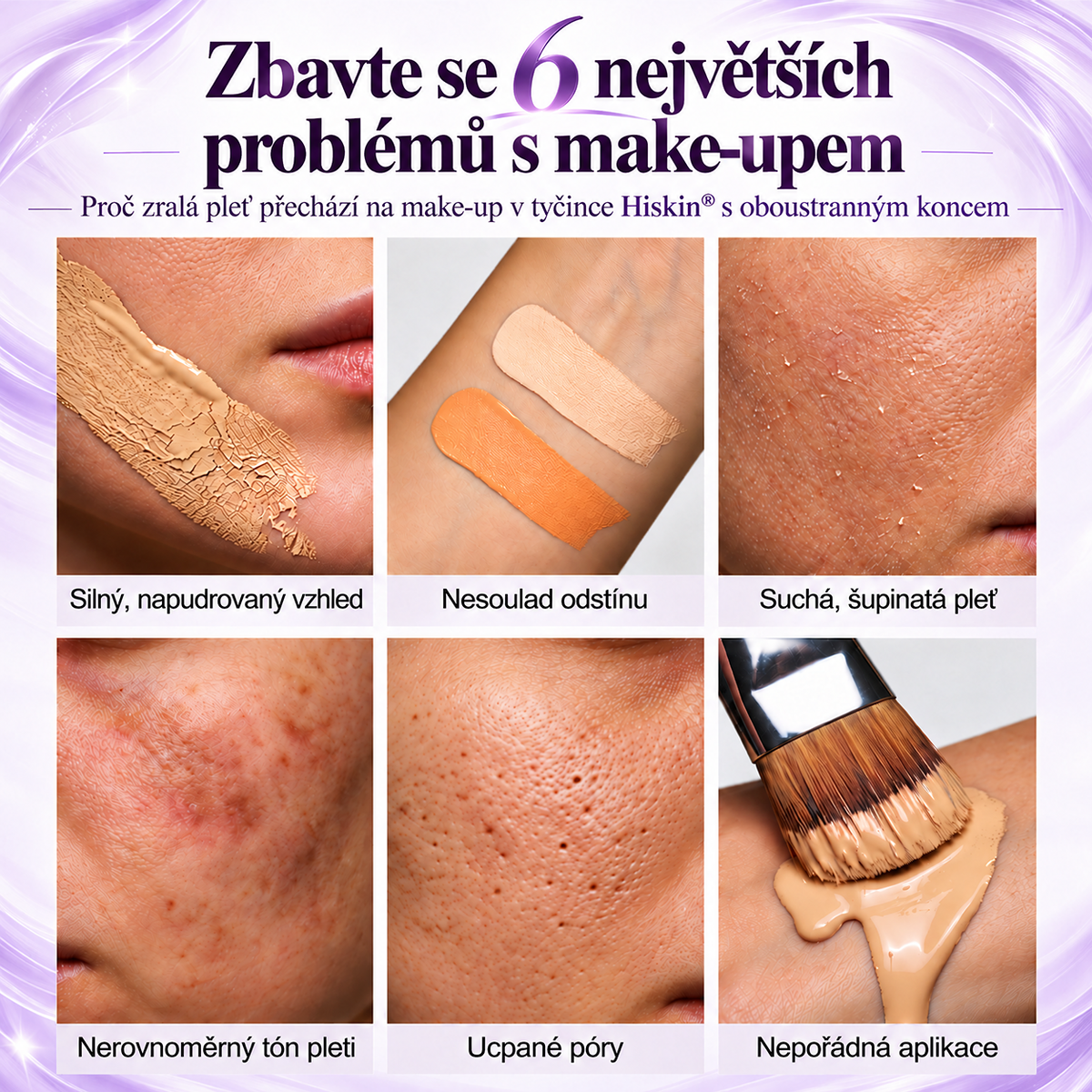🔥 POSLEDNÍ 2 HODINY · SLEVA 80 %!  Hiskin® 2 v 1 tónovací make-up v tyčince | Zakrývá stařecké skvrny, vyhlazuje jemné vrásky a hydratuje pleť – s vestavěným štětcem pro mladistvý a zářivý vzhled!