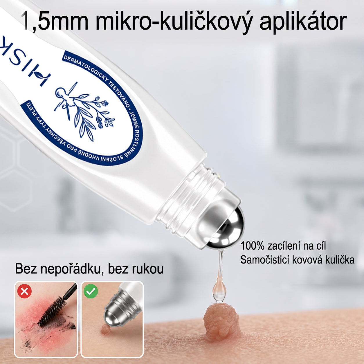 Oficiální značkový obchod | 💚Hiskin® 7denní odstraňovač skvrn a pigmentových skvrn (Bezbolestný rollerball bez jizev)🐬