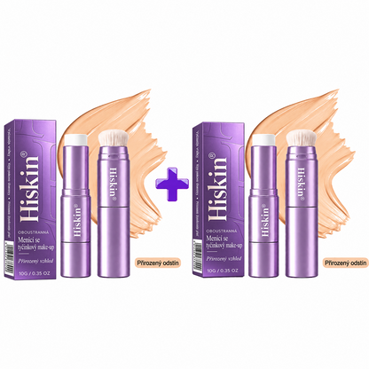 🔥 POSLEDNÍ 2 HODINY · SLEVA 80 %!  Hiskin® 2 v 1 tónovací make-up v tyčince | Zakrývá stařecké skvrny, vyhlazuje jemné vrásky a hydratuje pleť – s vestavěným štětcem pro mladistvý a zářivý vzhled!