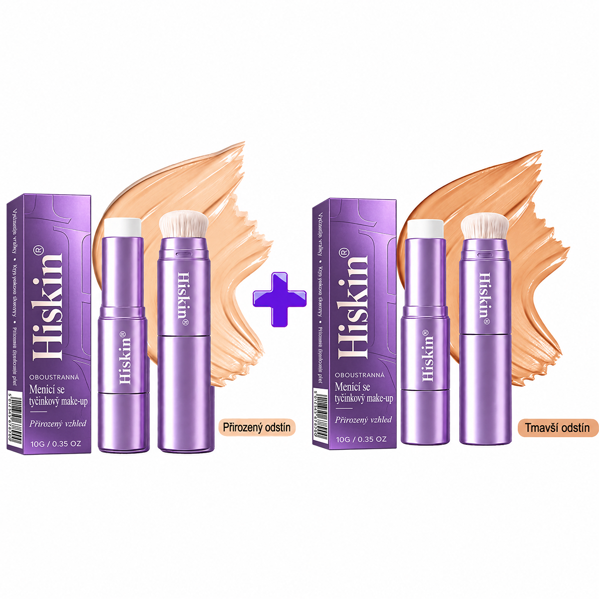 🔥 POSLEDNÍ 2 HODINY · SLEVA 80 %!  Hiskin® 2 v 1 tónovací make-up v tyčince | Zakrývá stařecké skvrny, vyhlazuje jemné vrásky a hydratuje pleť – s vestavěným štětcem pro mladistvý a zářivý vzhled!