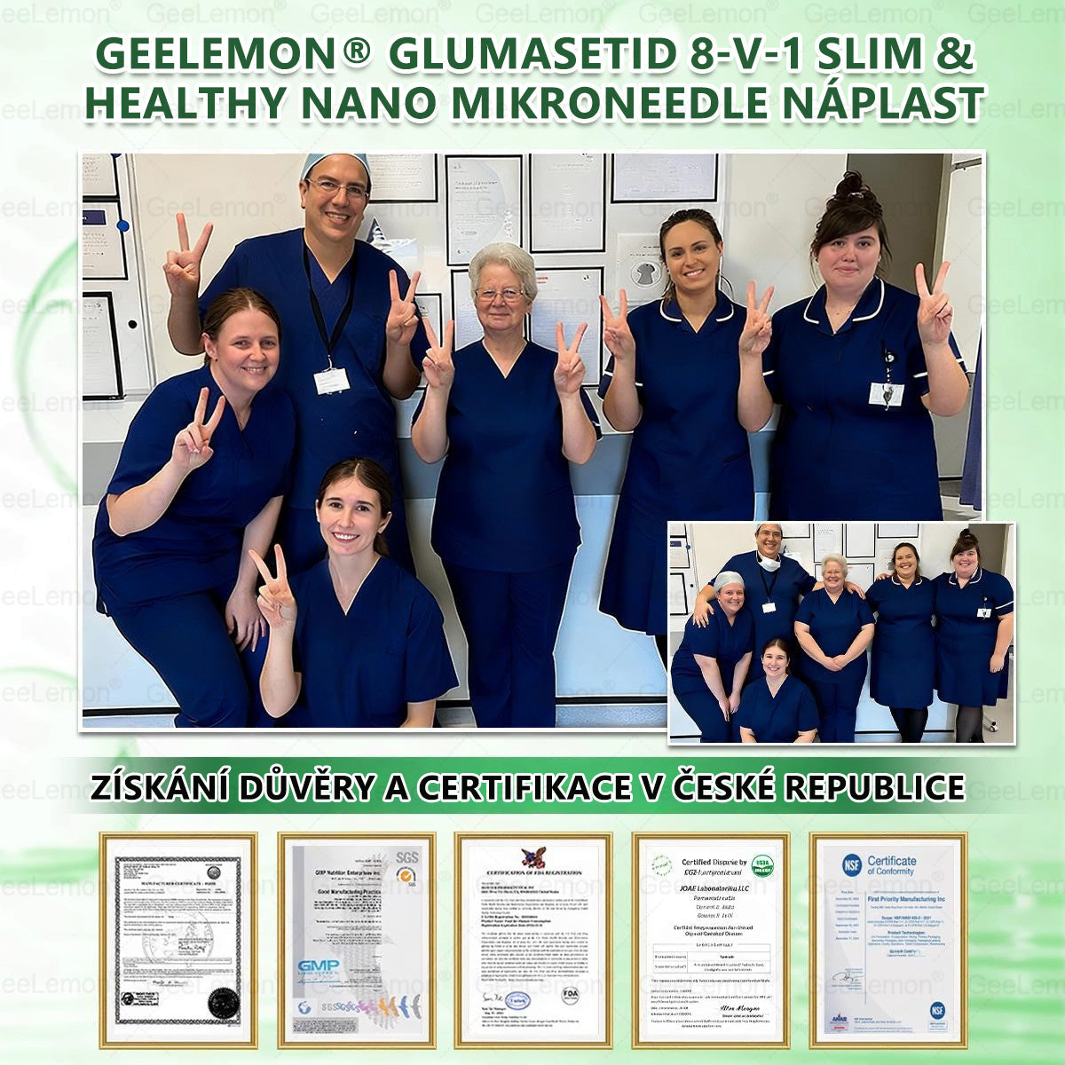 𝐆𝐞𝑒𝑙𝑒𝐦𝐨𝐧® 🥂 Glum𝐚𝐬𝐞tide 15 v 1 – Zeštíhlující nano mikrojihlový náplas(Pouze jednou denně, viditelné změny již za 7 dní)  Určeno pro osoby s obezitou, diabetem, spánkovou apnoe