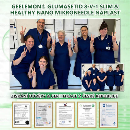 𝐆𝐞𝑒𝑙𝑒𝐦𝐨𝐧® 🥂 Glum𝐚𝐬𝐞tide 15 v 1 – Zeštíhlující nano mikrojihlový náplas(Pouze jednou denně, viditelné změny již za 7 dní)  Určeno pro osoby s obezitou, diabetem, spánkovou apnoe