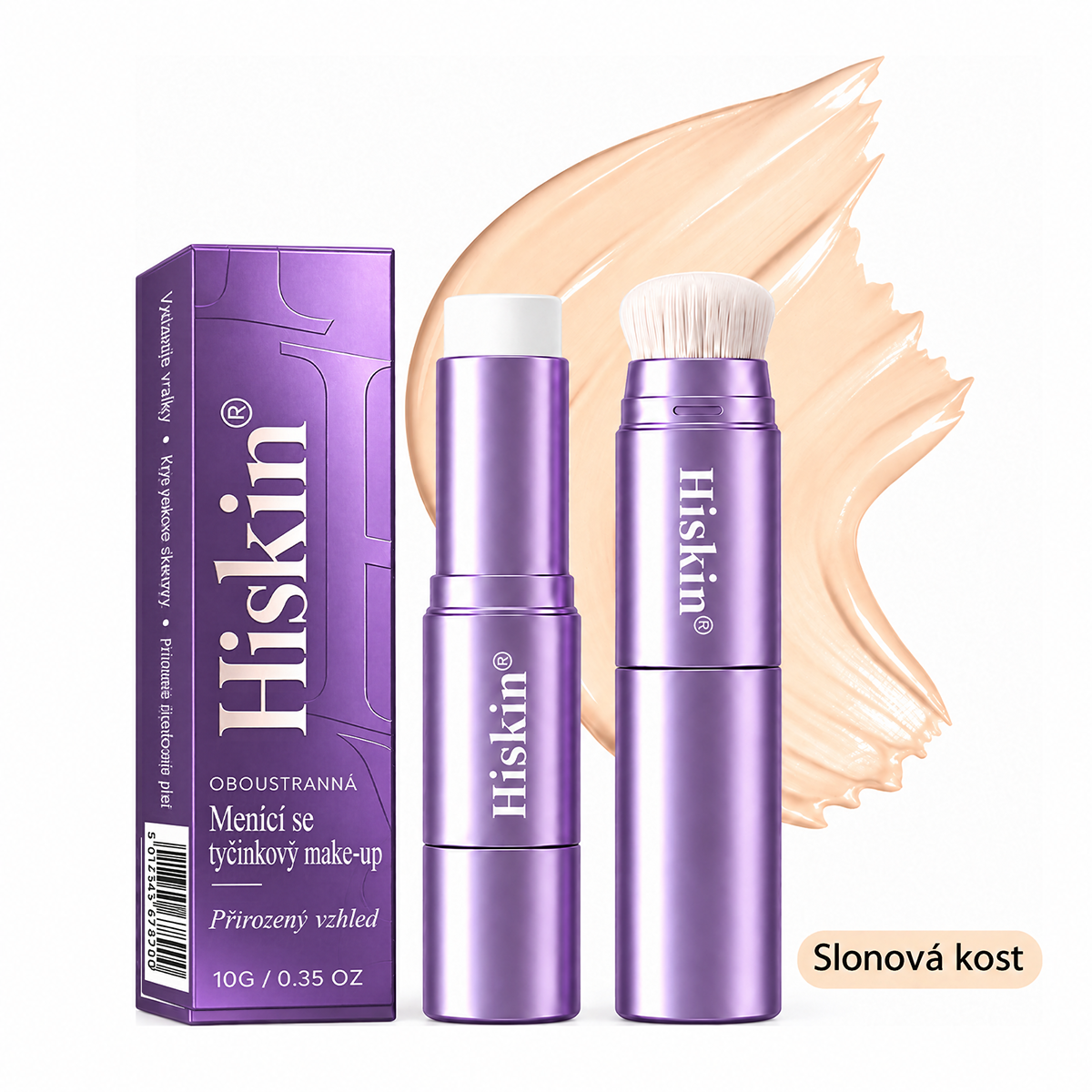 🔥 POSLEDNÍ 2 HODINY · SLEVA 80 %!  Hiskin® 2 v 1 tónovací make-up v tyčince | Zakrývá stařecké skvrny, vyhlazuje jemné vrásky a hydratuje pleť – s vestavěným štětcem pro mladistvý a zářivý vzhled!