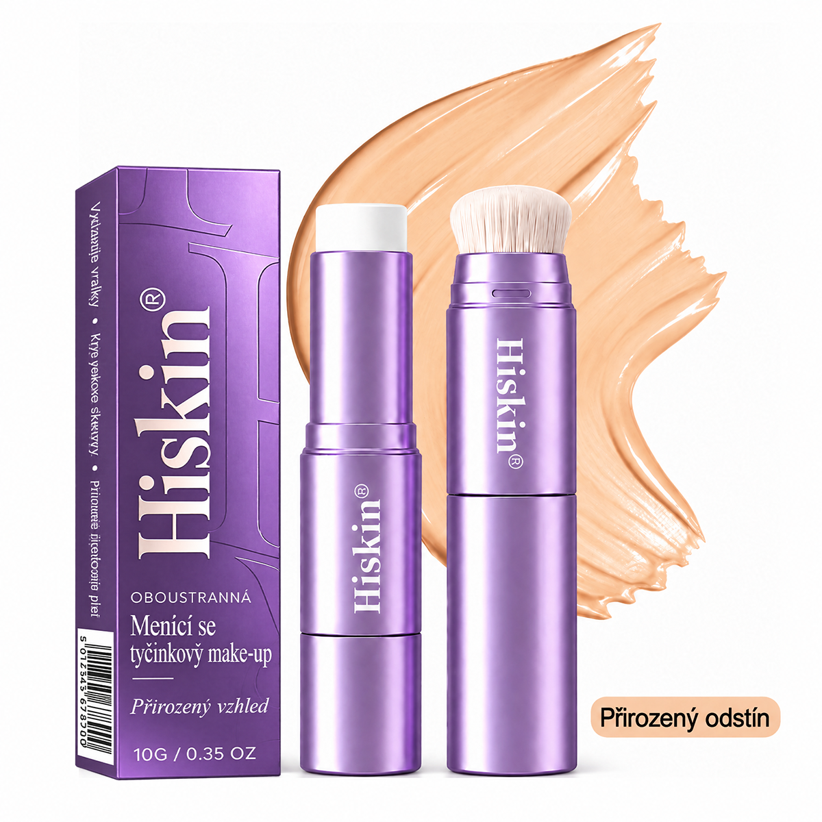 🔥 POSLEDNÍ 2 HODINY · SLEVA 80 %!  Hiskin® 2 v 1 tónovací make-up v tyčince | Zakrývá stařecké skvrny, vyhlazuje jemné vrásky a hydratuje pleť – s vestavěným štětcem pro mladistvý a zářivý vzhled!