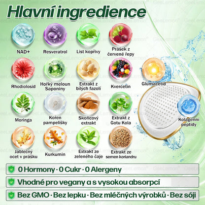 𝐆𝐞𝑒𝑙𝑒𝐦𝐨𝐧® 🥂 Glum𝐚𝐬𝐞tide 15 v 1 – Zeštíhlující nano mikrojihlový náplas(Pouze jednou denně, viditelné změny již za 7 dní)  Určeno pro osoby s obezitou, diabetem, spánkovou apnoe