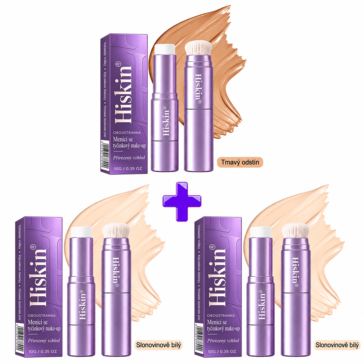 🔥 POSLEDNÍ 2 HODINY · SLEVA 80 %!  Hiskin® 2 v 1 tónovací make-up v tyčince | Zakrývá stařecké skvrny, vyhlazuje jemné vrásky a hydratuje pleť – s vestavěným štětcem pro mladistvý a zářivý vzhled!