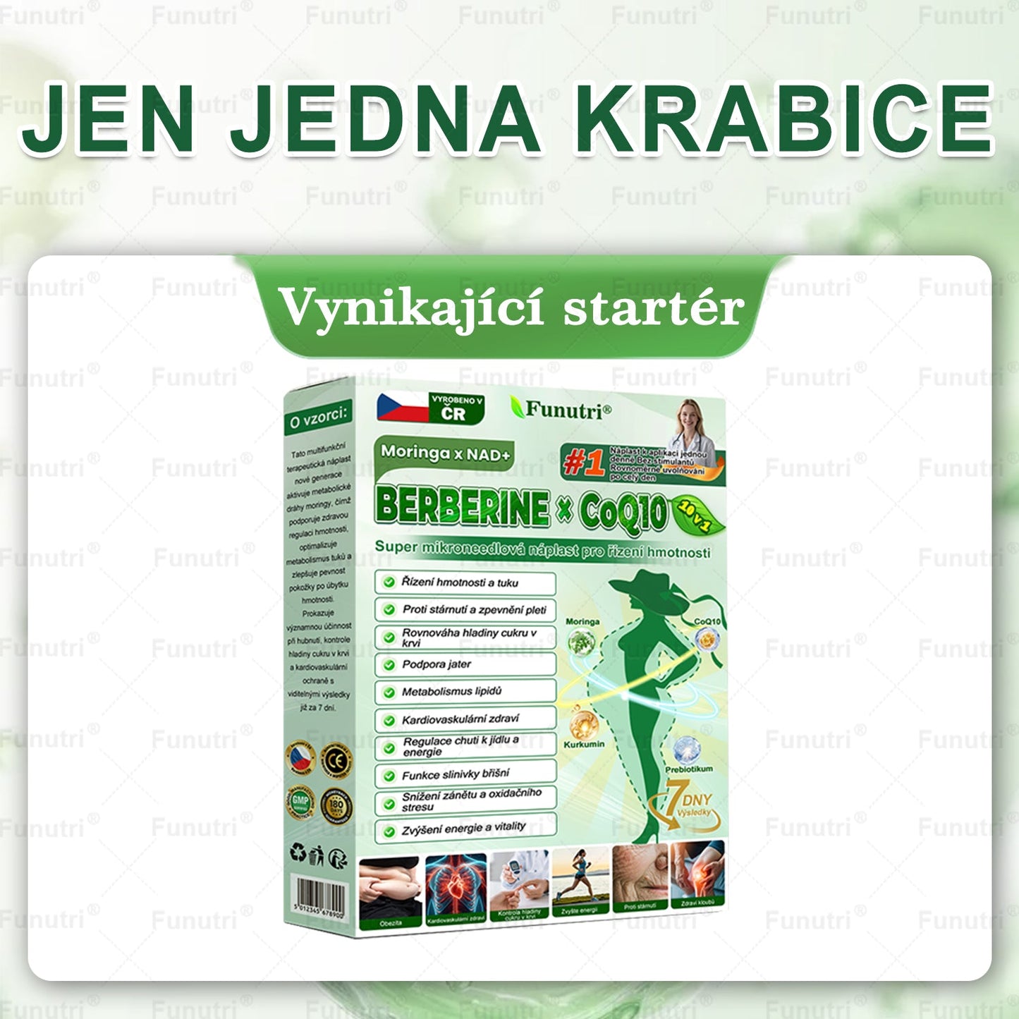 Oficiální obchod 🌿❤️Funutri® 10 v 1 metabolická tvarující náplast s nano mikrojehličkami (Pouze jednou denně, viditelné změny již za 7 dní)  Určeno pro osoby s obezitou, diabetem, spánkovou apnoe