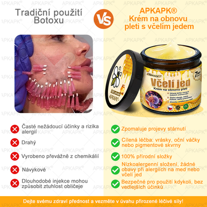 𝖠𝖯𝖪𝖠𝖯𝖪® 🐝~❤️ Krém s včelím jedem na obnovu pokožky 🐝 pomáhá při řešení kožních problémů, jako jsou: vrásky, jizvy, pigmentové skvrny, strie, akné, lupénka, ekzém, kožní léze, podráždění, záněty a další kožní potíže.