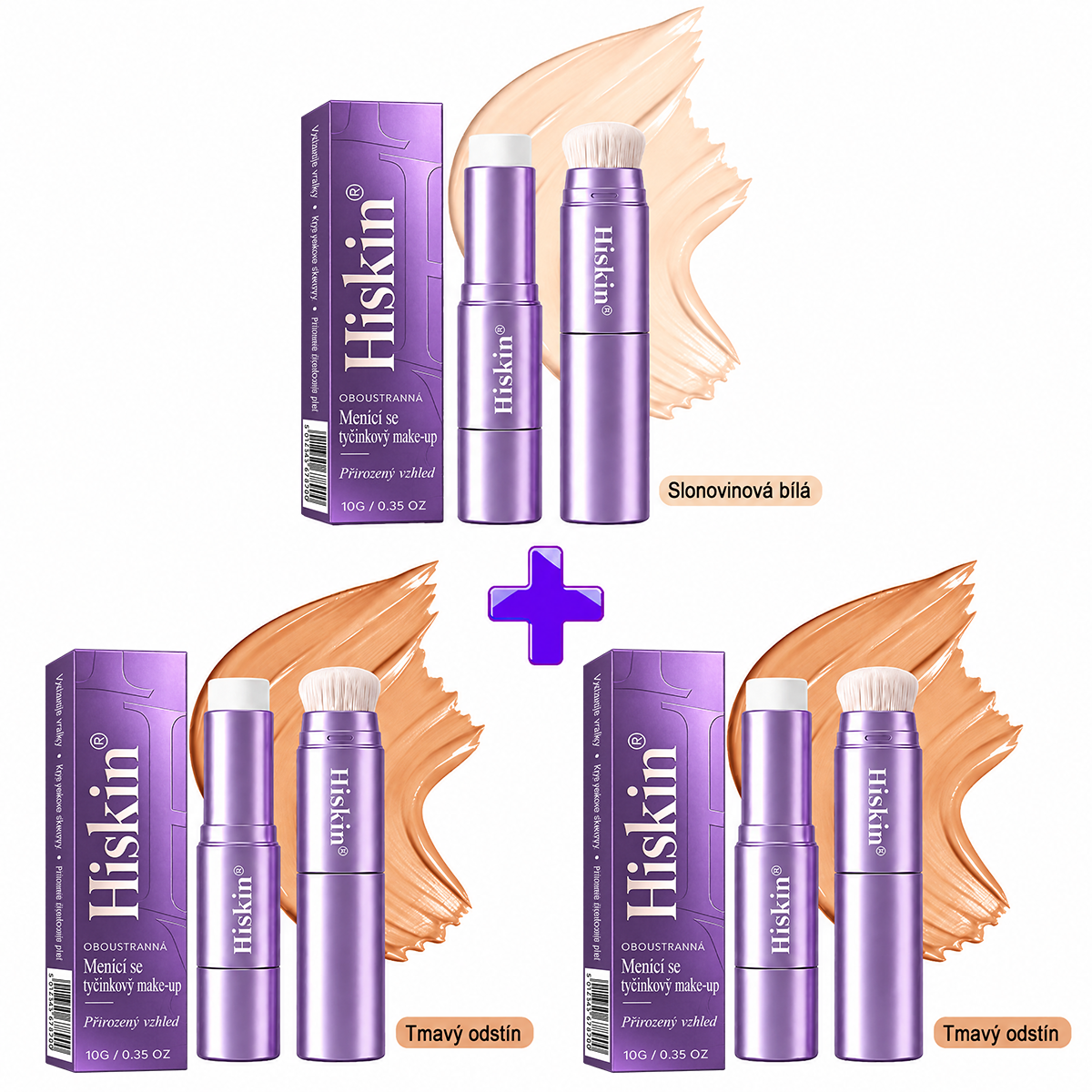 🔥 POSLEDNÍ 2 HODINY · SLEVA 80 %!  Hiskin® 2 v 1 tónovací make-up v tyčince | Zakrývá stařecké skvrny, vyhlazuje jemné vrásky a hydratuje pleť – s vestavěným štětcem pro mladistvý a zářivý vzhled!