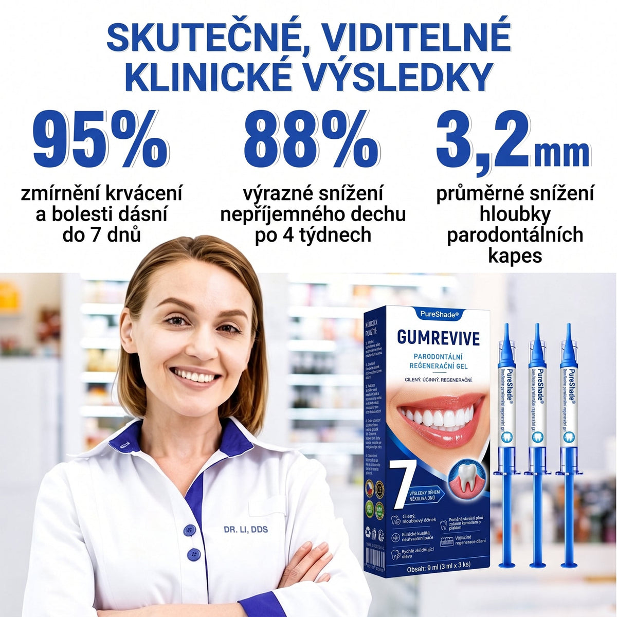 💖PureShade® 🦷 GumRevive regenerační gel na dásně – pro zdravější dásně a sebevědomější úsměv 👍