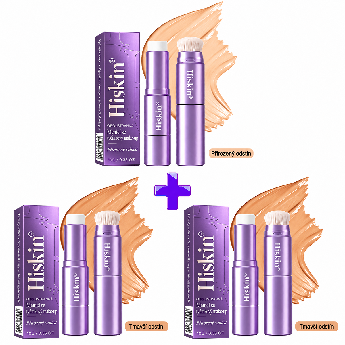 🔥 POSLEDNÍ 2 HODINY · SLEVA 80 %!  Hiskin® 2 v 1 tónovací make-up v tyčince | Zakrývá stařecké skvrny, vyhlazuje jemné vrásky a hydratuje pleť – s vestavěným štětcem pro mladistvý a zářivý vzhled!