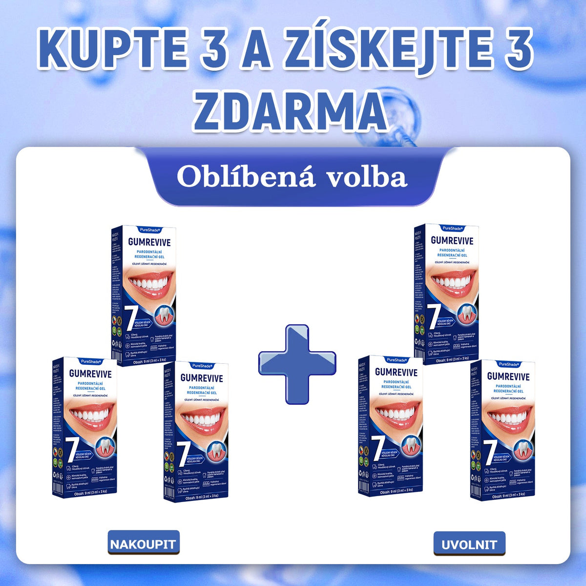 💖PureShade® 🦷 GumRevive regenerační gel na dásně – pro zdravější dásně a sebevědomější úsměv 👍