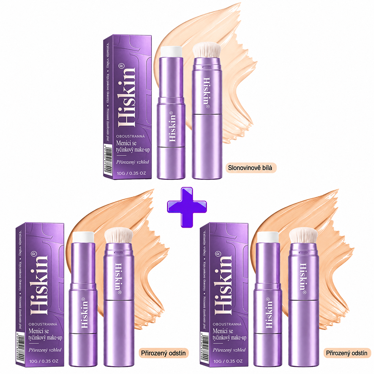 🔥 POSLEDNÍ 2 HODINY · SLEVA 80 %!  Hiskin® 2 v 1 tónovací make-up v tyčince | Zakrývá stařecké skvrny, vyhlazuje jemné vrásky a hydratuje pleť – s vestavěným štětcem pro mladistvý a zářivý vzhled!