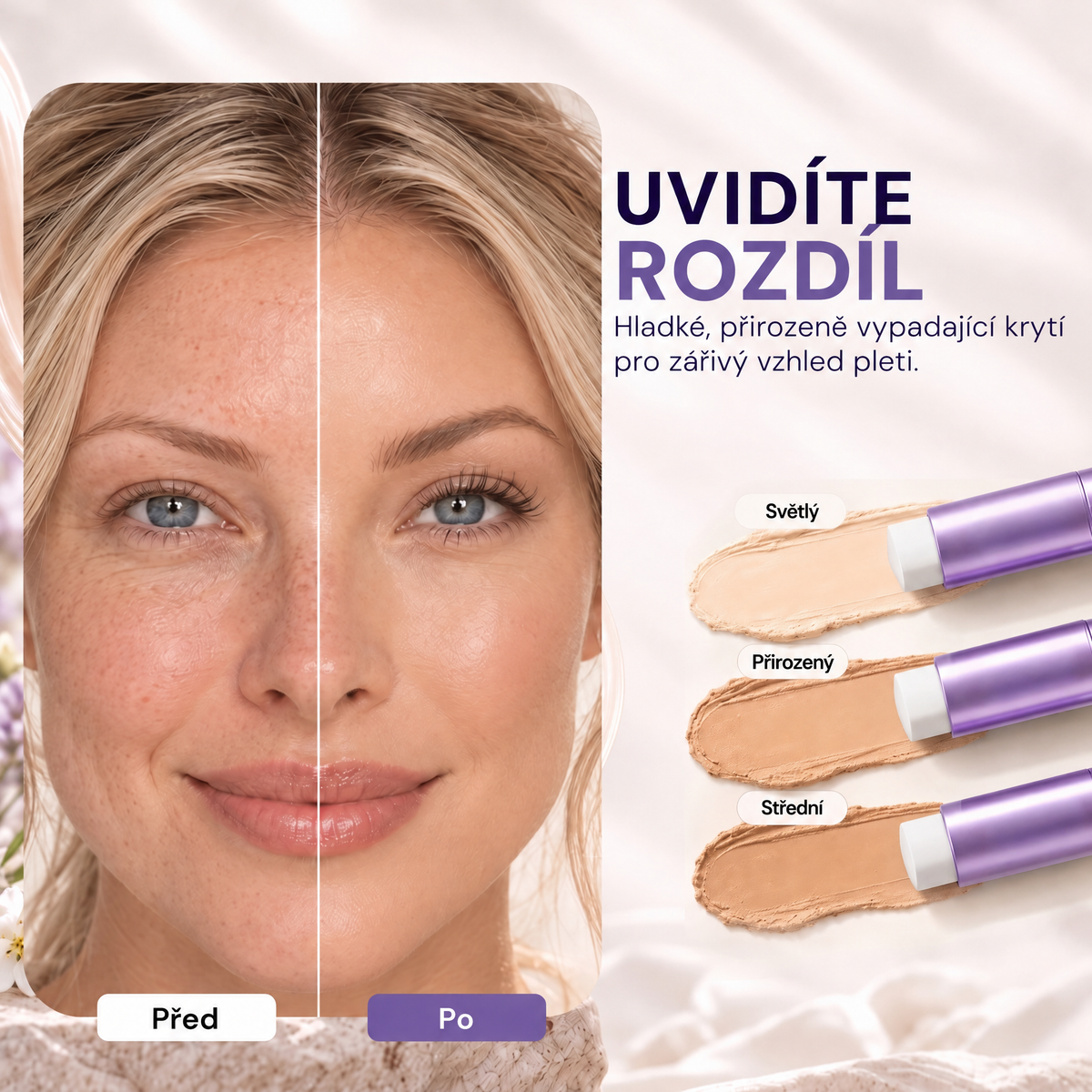 🔥 POSLEDNÍ 2 HODINY · SLEVA 80 %!  Hiskin® 2 v 1 tónovací make-up v tyčince | Zakrývá stařecké skvrny, vyhlazuje jemné vrásky a hydratuje pleť – s vestavěným štětcem pro mladistvý a zářivý vzhled!