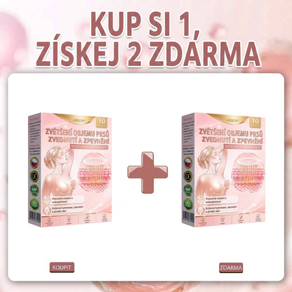 💯HISKIN® Mikroneedlová náplast pro podporu objemu, lifting a pevnost prsou