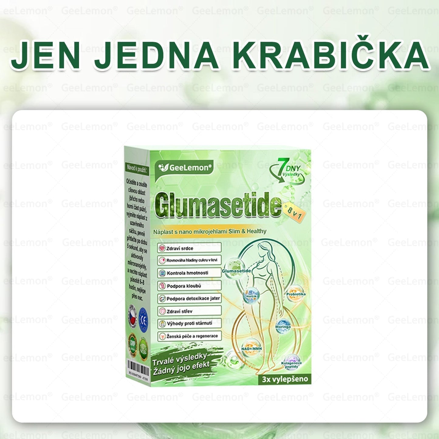 Oficiální český obchod~💥🫶𝐆𝐞𝐞𝐋𝐞𝐦𝐨𝐧® 10v1 Nanomikrojehlicové náplasti na formování těla 🇨🇿 Pouze 1 použití denně ✅ Výsledky viditelné již za 7 dní – vhodné pro obezitu, kardiovaskulární zdraví, cukrovku a problémy s klouby