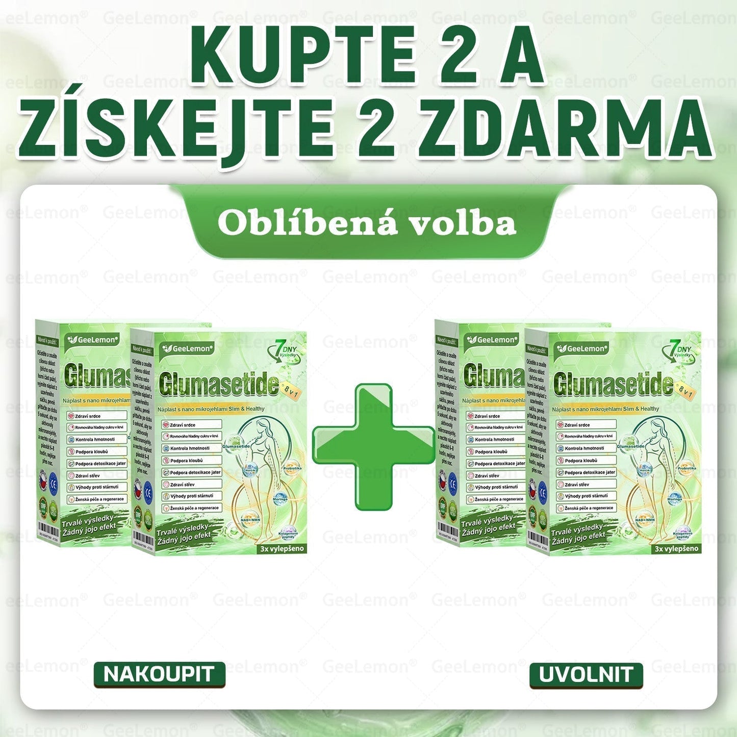 Oficiální český obchod~💥🫶𝐆𝐞𝐞𝐋𝐞𝐦𝐨𝐧® 10v1 Nanomikrojehlicové náplasti na formování těla 🇨🇿 Pouze 1 použití denně ✅ Výsledky viditelné již za 7 dní – vhodné pro obezitu, kardiovaskulární zdraví, cukrovku a problémy s klouby