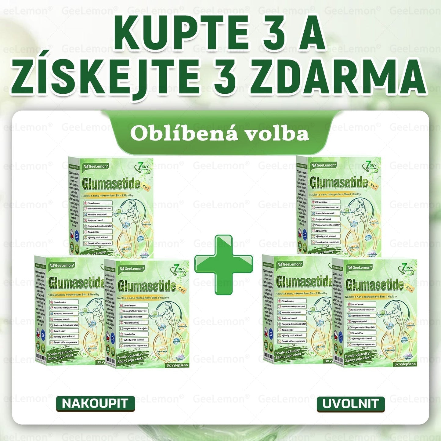 Oficiální český obchod~💥🫶𝐆𝐞𝐞𝐋𝐞𝐦𝐨𝐧® 10v1 Nanomikrojehlicové náplasti na formování těla 🇨🇿 Pouze 1 použití denně ✅ Výsledky viditelné již za 7 dní – vhodné pro obezitu, kardiovaskulární zdraví, cukrovku a problémy s klouby
