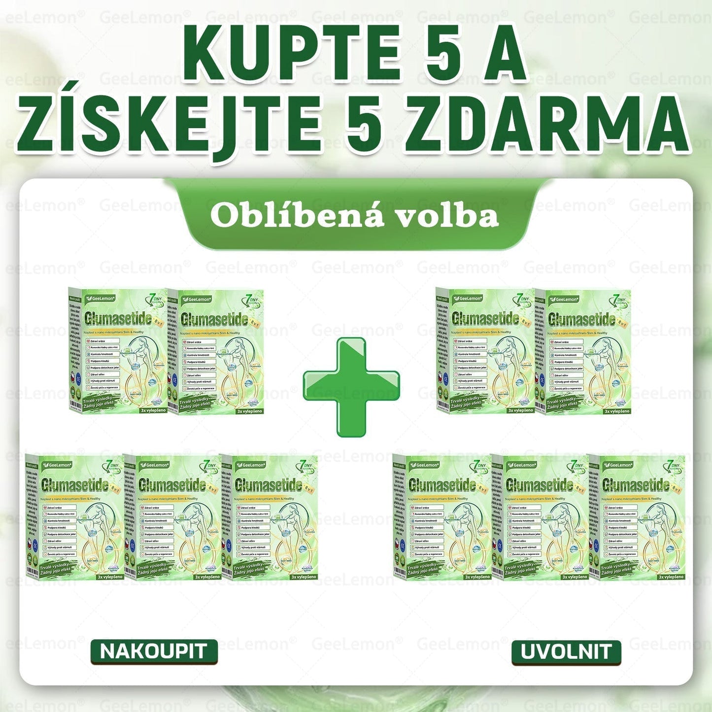 Oficiální český obchod~💥🫶𝐆𝐞𝐞𝐋𝐞𝐦𝐨𝐧® 10v1 Nanomikrojehlicové náplasti na formování těla 🇨🇿 Pouze 1 použití denně ✅ Výsledky viditelné již za 7 dní – vhodné pro obezitu, kardiovaskulární zdraví, cukrovku a problémy s klouby