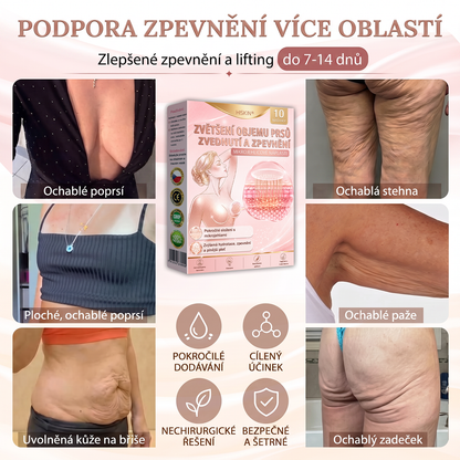 💯HISKIN® Mikroneedlová náplast pro podporu objemu, lifting a pevnost prsou