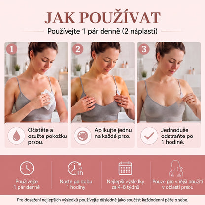 💯HISKIN® Mikroneedlová náplast pro podporu objemu, lifting a pevnost prsou