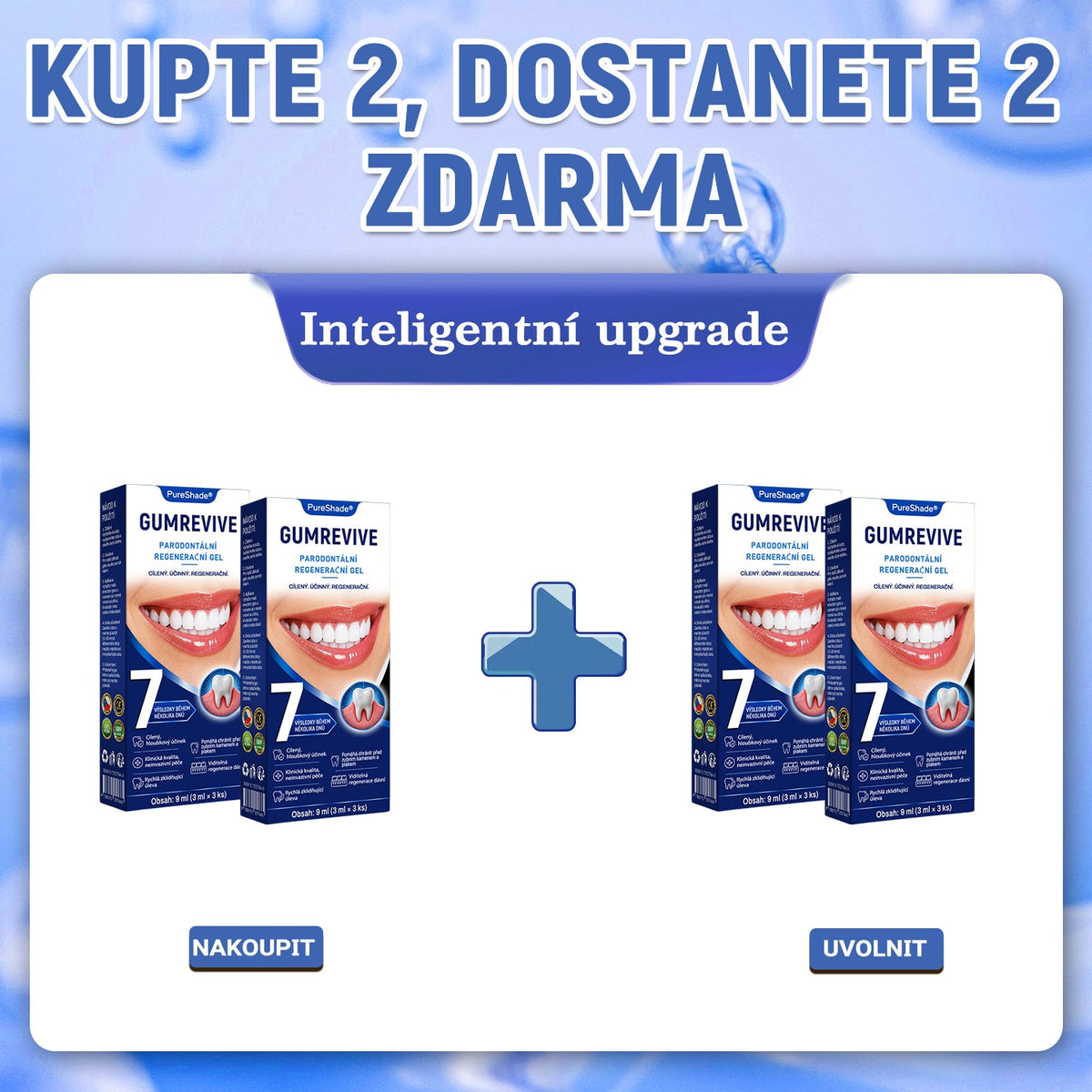 💖PureShade® 🦷 GumRevive regenerační gel na dásně – pro zdravější dásně a sebevědomější úsměv 👍
